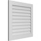 Ekena Millwork Vertical Surface Mount PVC Gable Vent: Non-Functional, w/3-1/2"W x 1"H, Standard Frame, 32"W x 32"H GVPVE32X3201SN - alternate 3